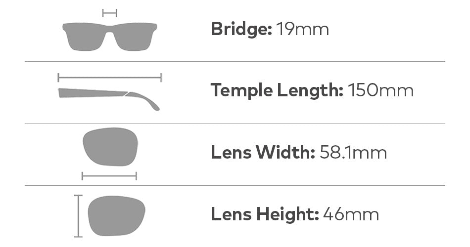 BAILE XL - Matte Crystal Shadow H2O with Polarized Lumalens Blue Ionized Lens