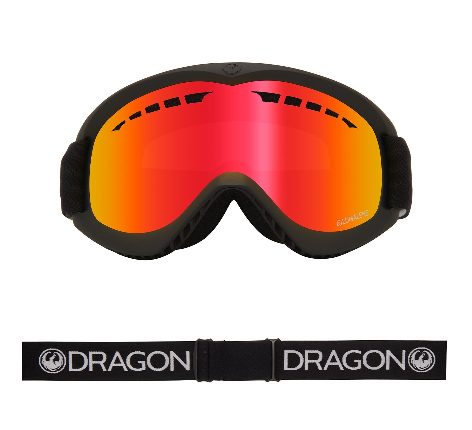 DX - Black with Lumalens Red Ionized Lens