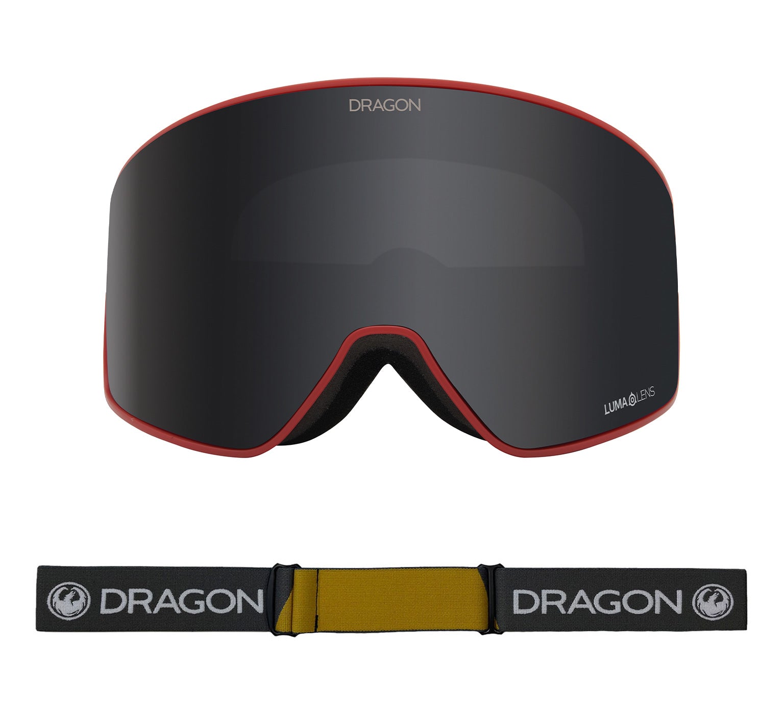PXV2 - Block Red with Lumalens Dark Smoke & Lumalens Rose Lens