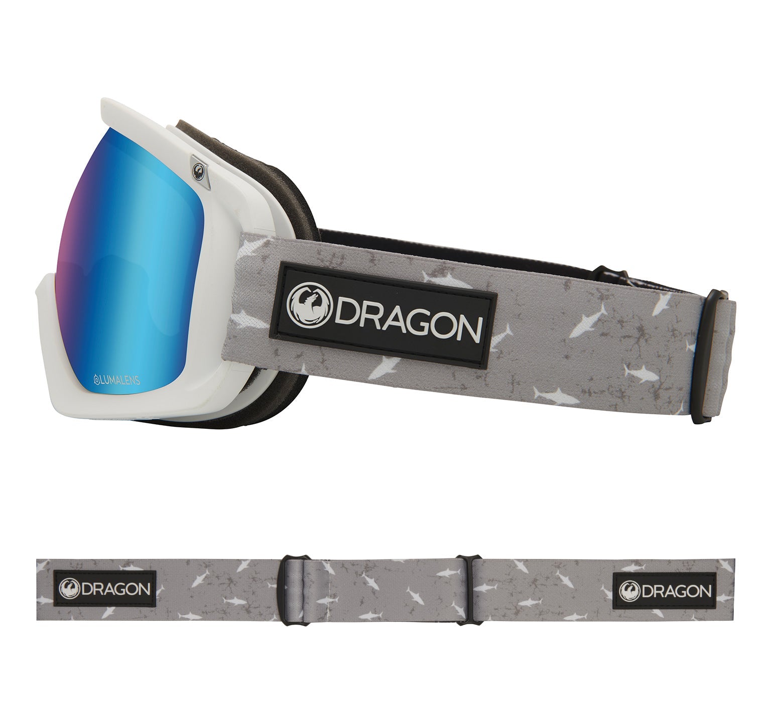 D3 OTG - Sharky with Lumalens Blue Ionized & Lumalens Amber Lens