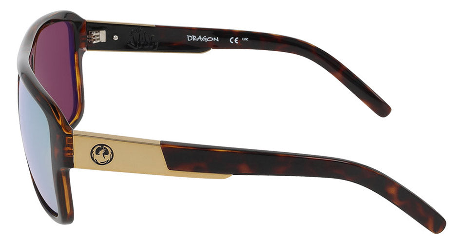 THE JAM 2.0 - Shiny Tortoise with Polarized Lumalens Gold Mirror Lens