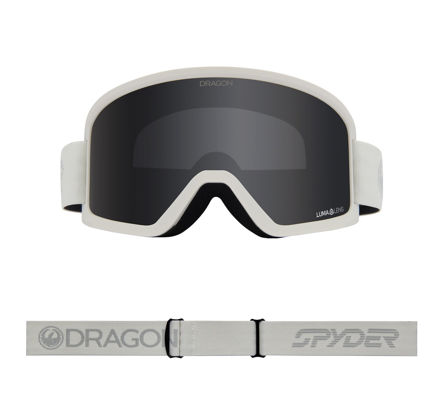 DX3 OTG - White Spyder Collab with Lumalens Dark Smoke Lens