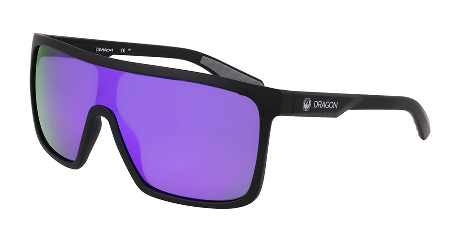 MOMENTUM - Matte Black H2O with Polarized Lumalens Purple Ionized Lens