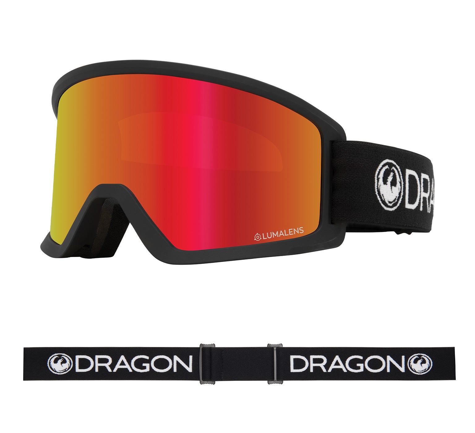 DX3 OTG - Black with Lumalens Red Ionized Lens 40494-001 - Dragon