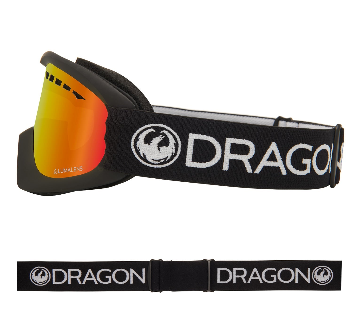 DX - Black with Lumalens Red Ionized Lens