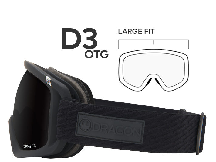 Dragon D3 OTG Snow Goggles - Dragon Alliance
