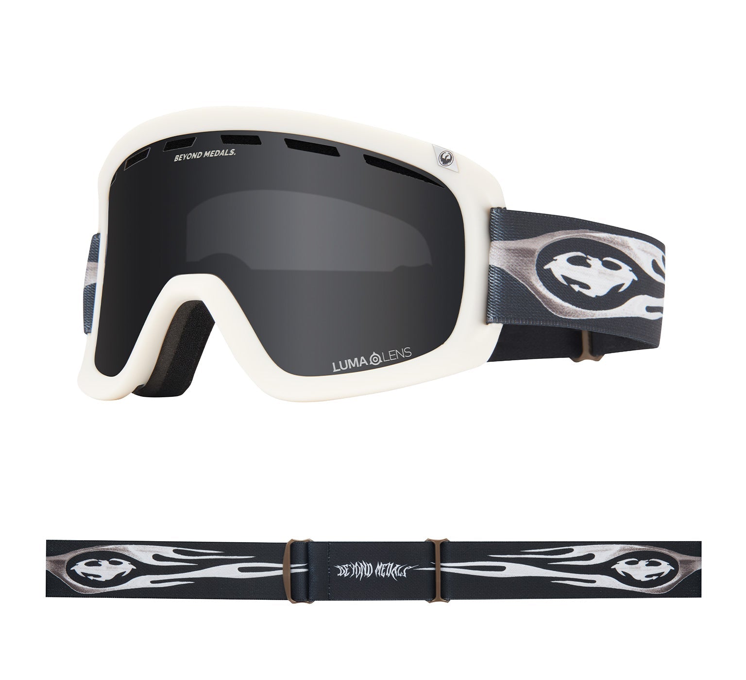 【新品】DRAGON D1 OTG スノーボードゴーグル D1 OTG - Beyond Medals Collab 2025 with Lumalens Dark Smoke