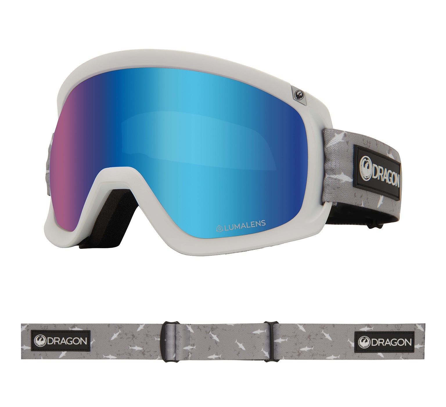D3 OTG - Sharky with Lumalens Blue Ionized & Lumalens Amber Lens