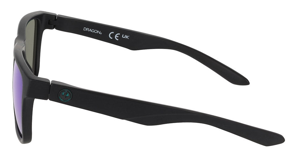 MERIDIEN 2.0 - Matte Black H2O with Polarized Lumalens Green Mirror Lens