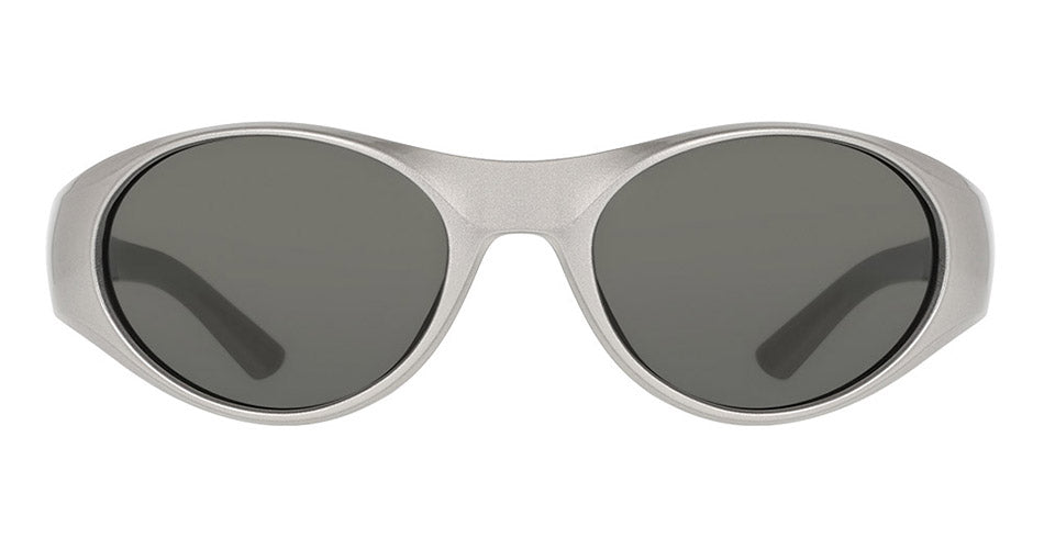 HISS - Pearlized Metallic Silver with Smoke Lens