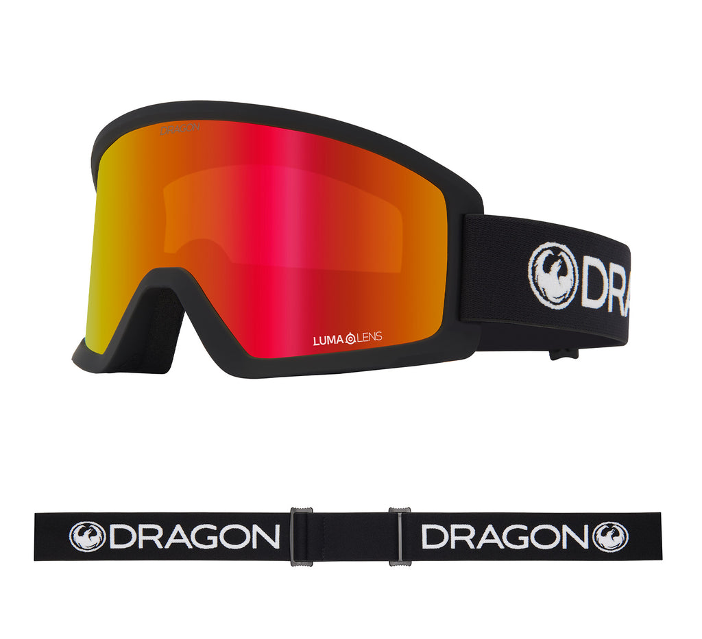 DX3 L OTG - Black with Lumalens Red Ionized Lens DRG156-002