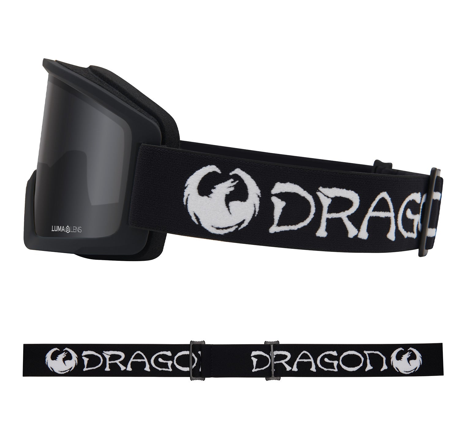 スキー・スノーボードアクセサリー DRAGON DX3L Classic Black Asian Fit DX3 L OTG - Classic Black with Lumalens Dark Smoke Lens DRG156-021