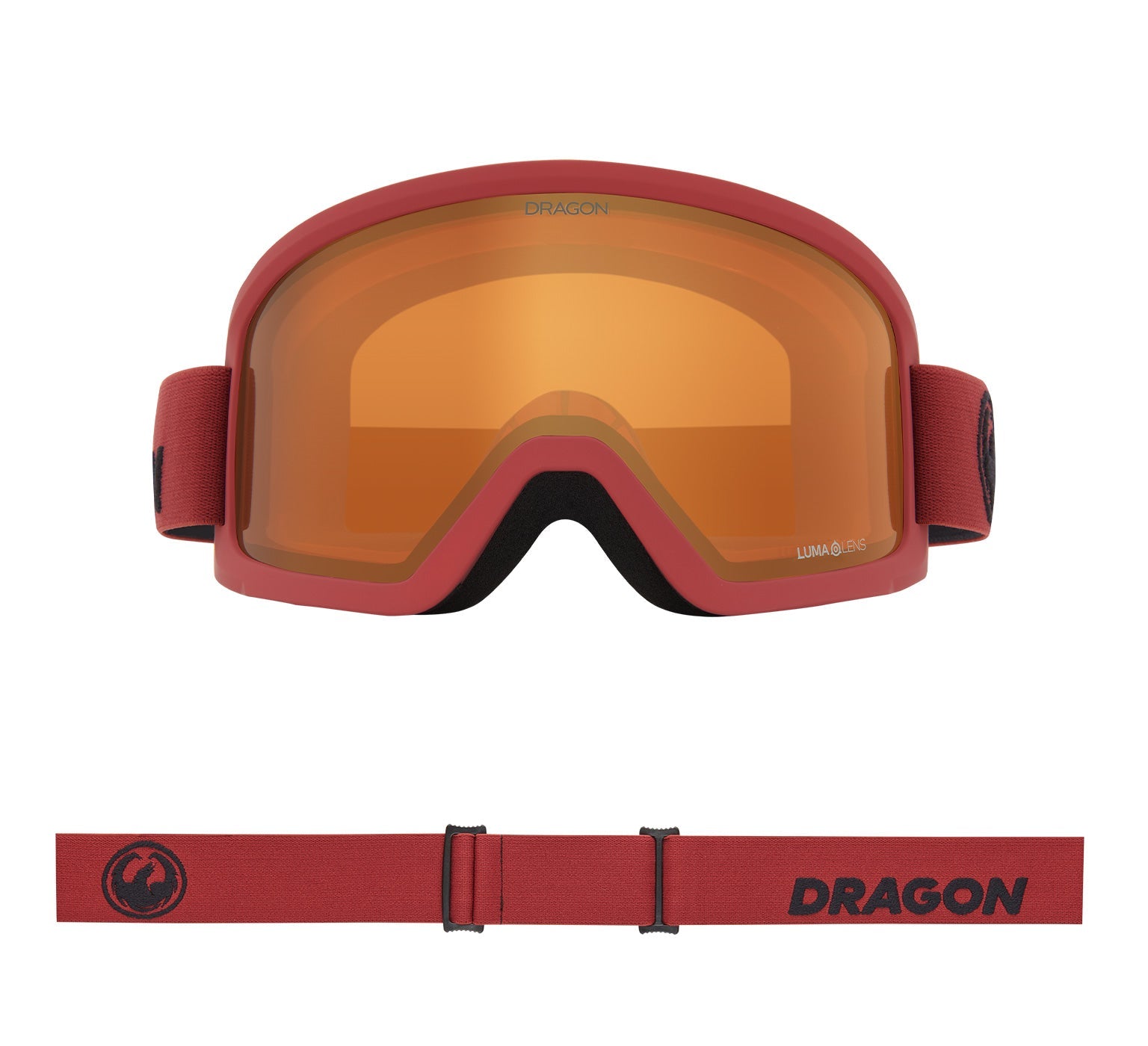 DX3 L OTG - Cordovan with Lumalens Amber Lens DRG156-606 - Dragon Alliance