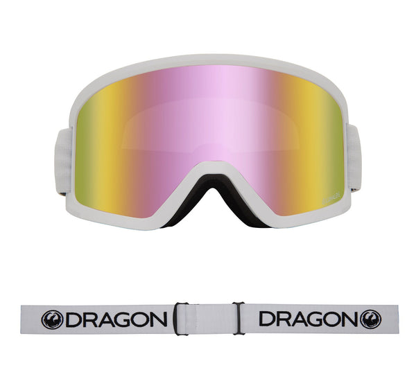DX3 OTG - White with Lumalens Pink Ionized Lens 40494-101 - Dragon