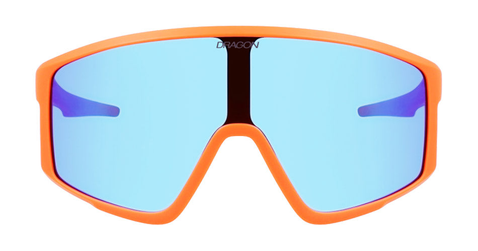 AMPED - Matte Flame with Lumalens Blue Ionized Lens