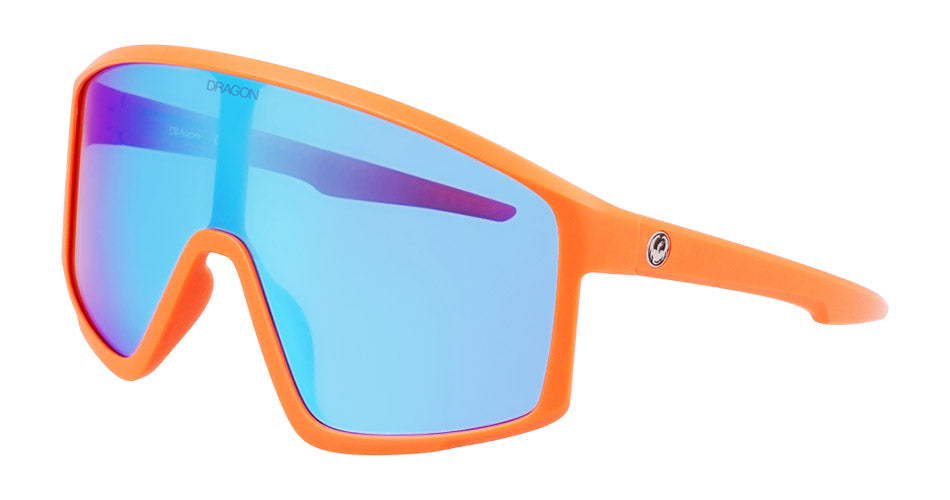 AMPED - Matte Flame with Lumalens Blue Ionized Lens