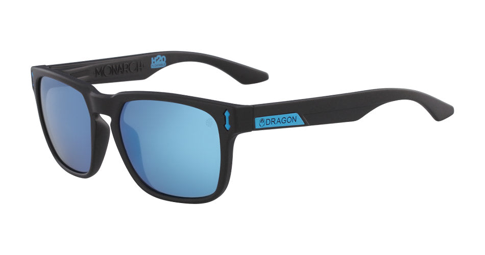 MONARCH - Matte Black H2O with Polarized Lumalens Sky Blue Lens