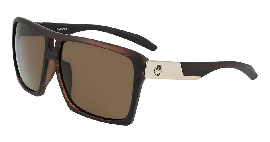 THE VERSE - Matte Woodgrain with Polarized Lumalens Brown Lens