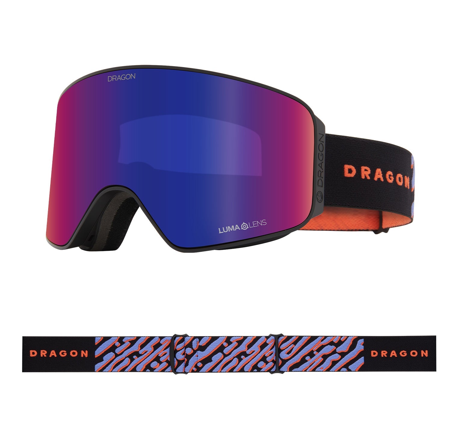 NFX MAG OTG - Heatwave with Lumalens Solace IR & Lumalens Violet Lens  DRG166-600 - Dragon Alliance