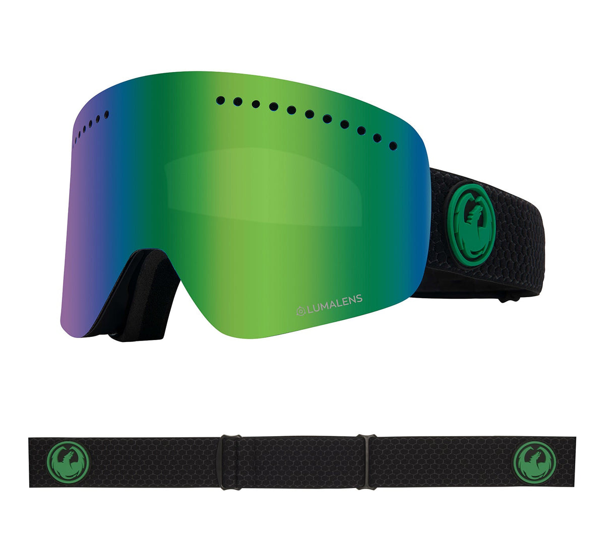 NFX - Split with Lumalens Green Ionized &amp; Lumalens Amber Lens