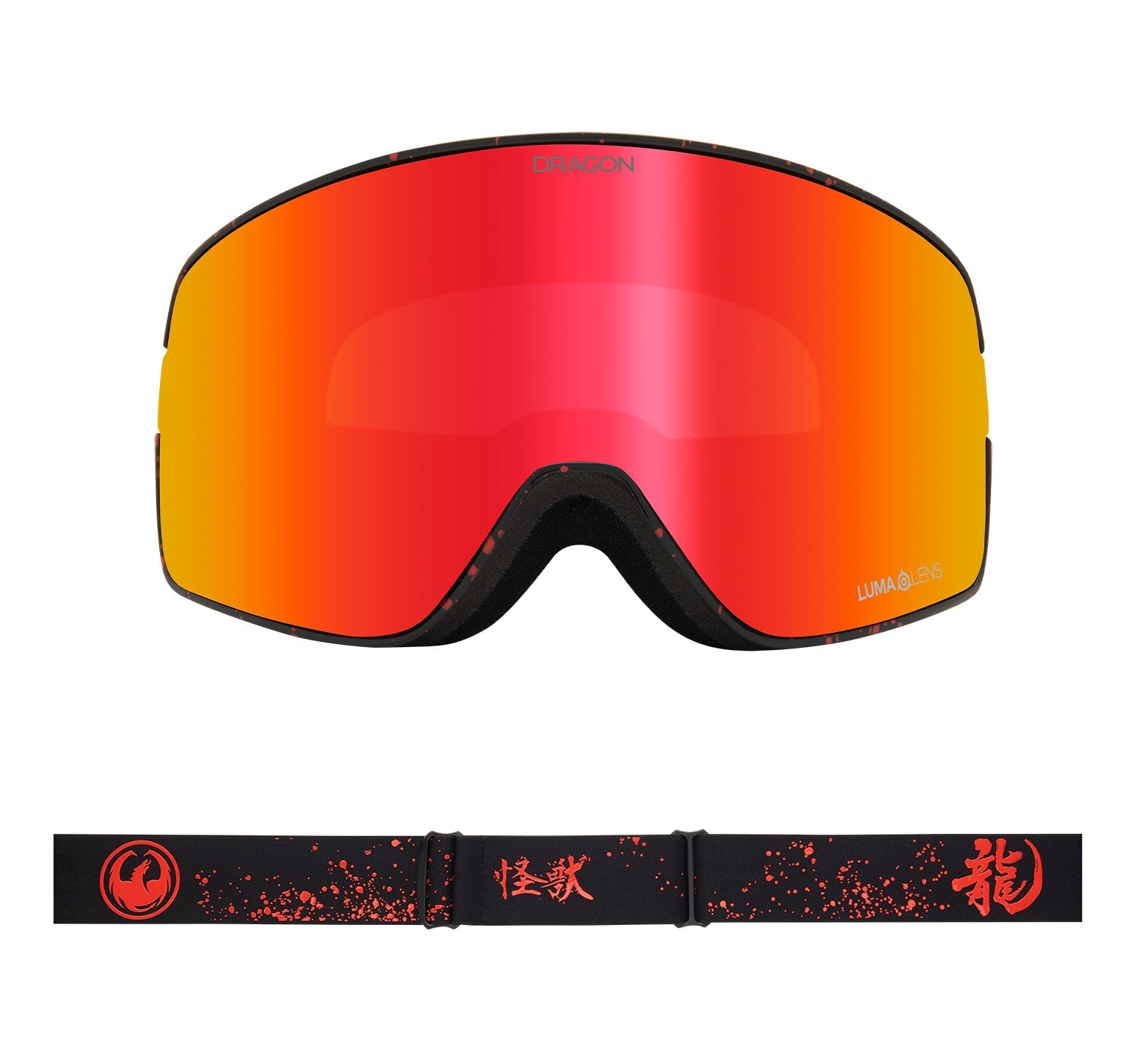 DRAGON PXV2 ゴーグル Luma Lens Red Ion Dragon PXV2 Danny Davis Signature Goggles + Lumalens Red Ion