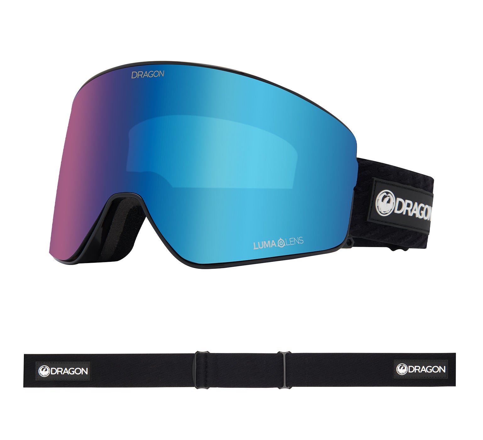 Dragon Unisex X2 Snow Sport Goggle - Icon Frame | Lumalens Blue