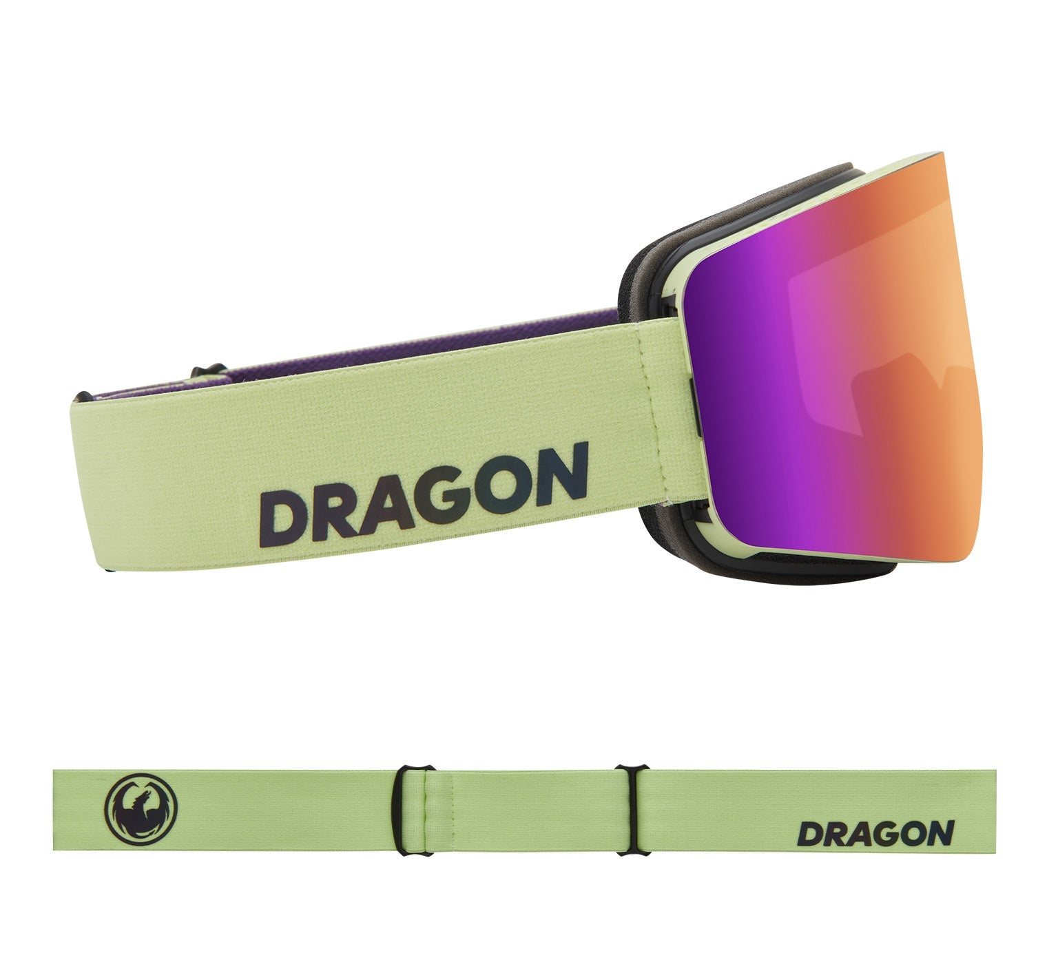 【4点セット】DRAGON ゴーグル グリーン/パープルミラー PXV - Coolwave with Lumalens Celeste IR & Lumalens Amber Lens