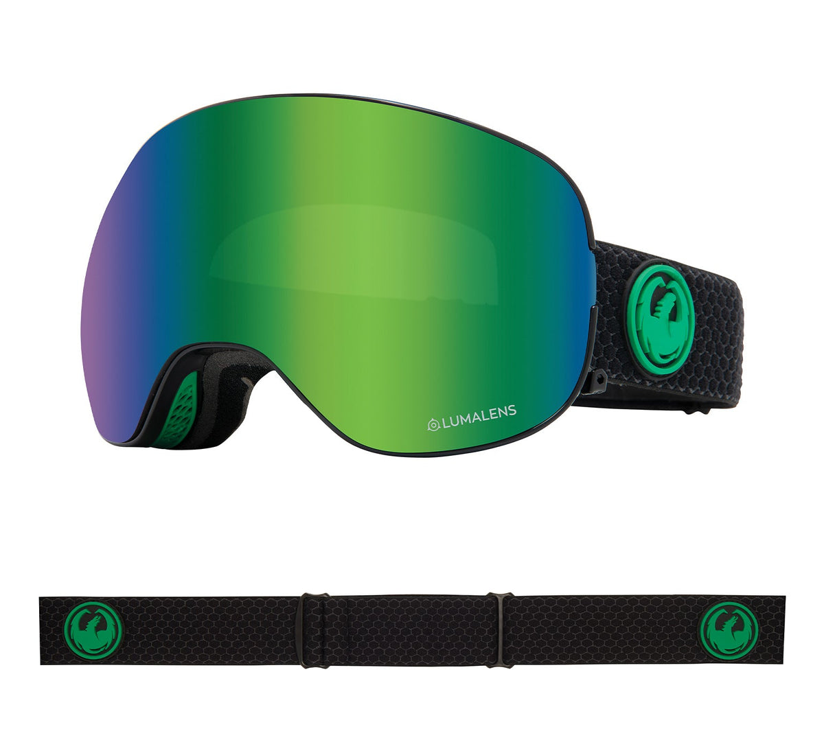 X2 - Split with Lumalens Green Ionized &amp; Lumalens Amber Lens