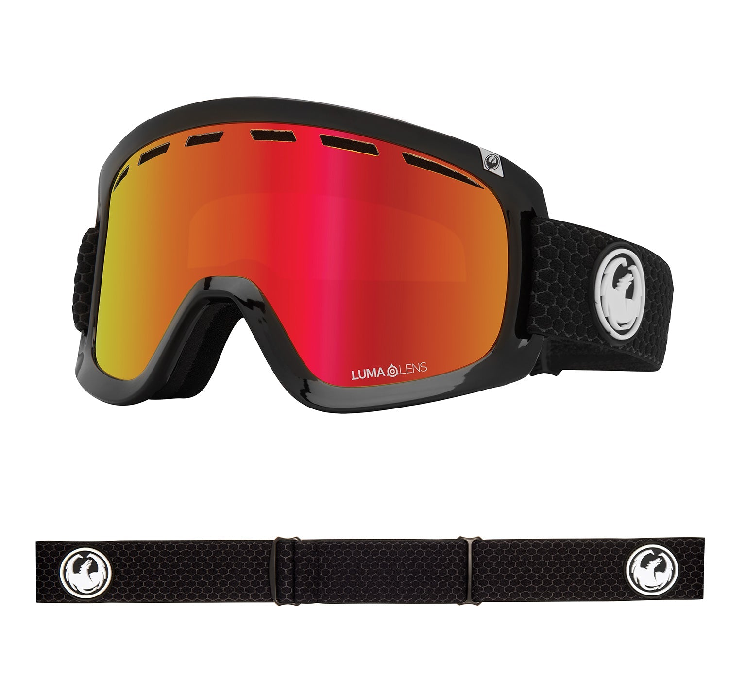 D1 OTG - Split with Lumalens Red Ionized & Lumalens Rose Lens
