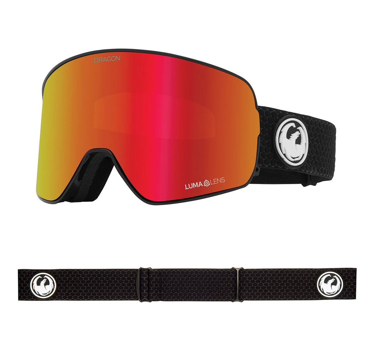 NFX2 - Split with Lumalens Red Ionized &amp; Lumalens Light Rose Lens