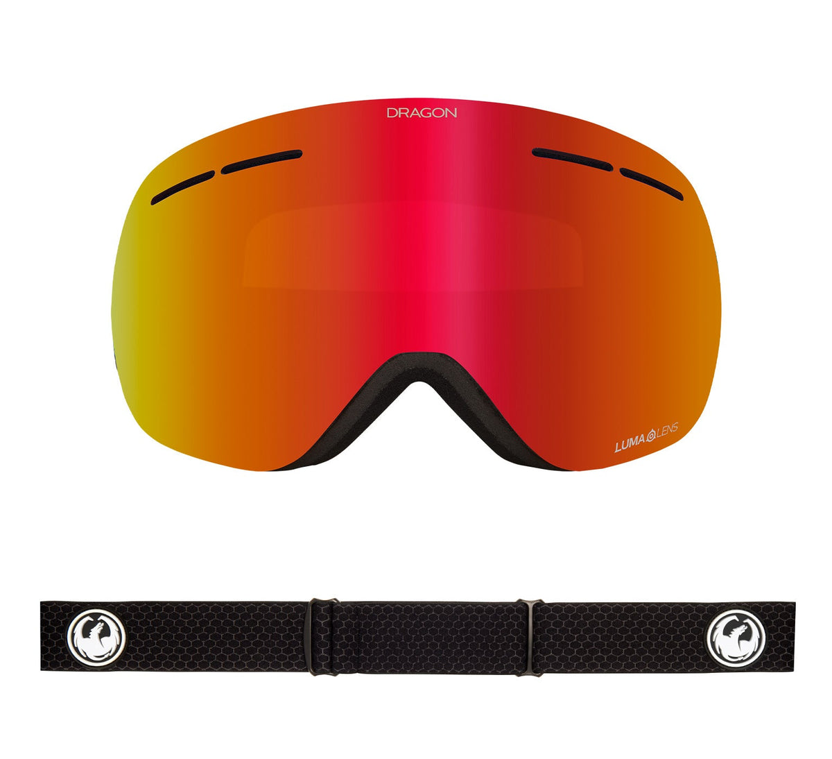 X1s - Split with Lumalens Red Ionized & Lumalens Light Rose Lens