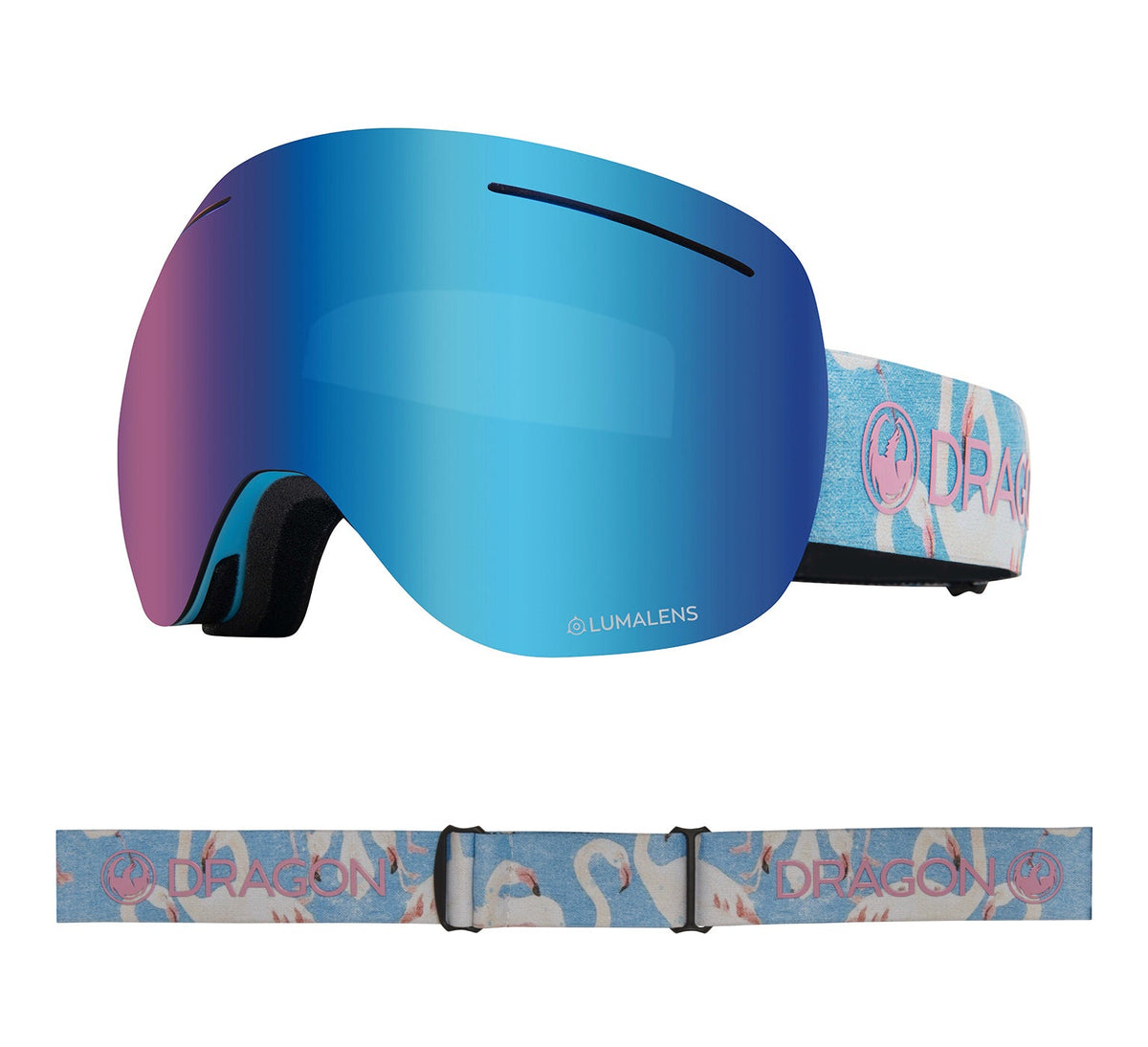 X1 - Flamingos with Lumalens Blue Ionized &amp; Lumalens Amber Lens