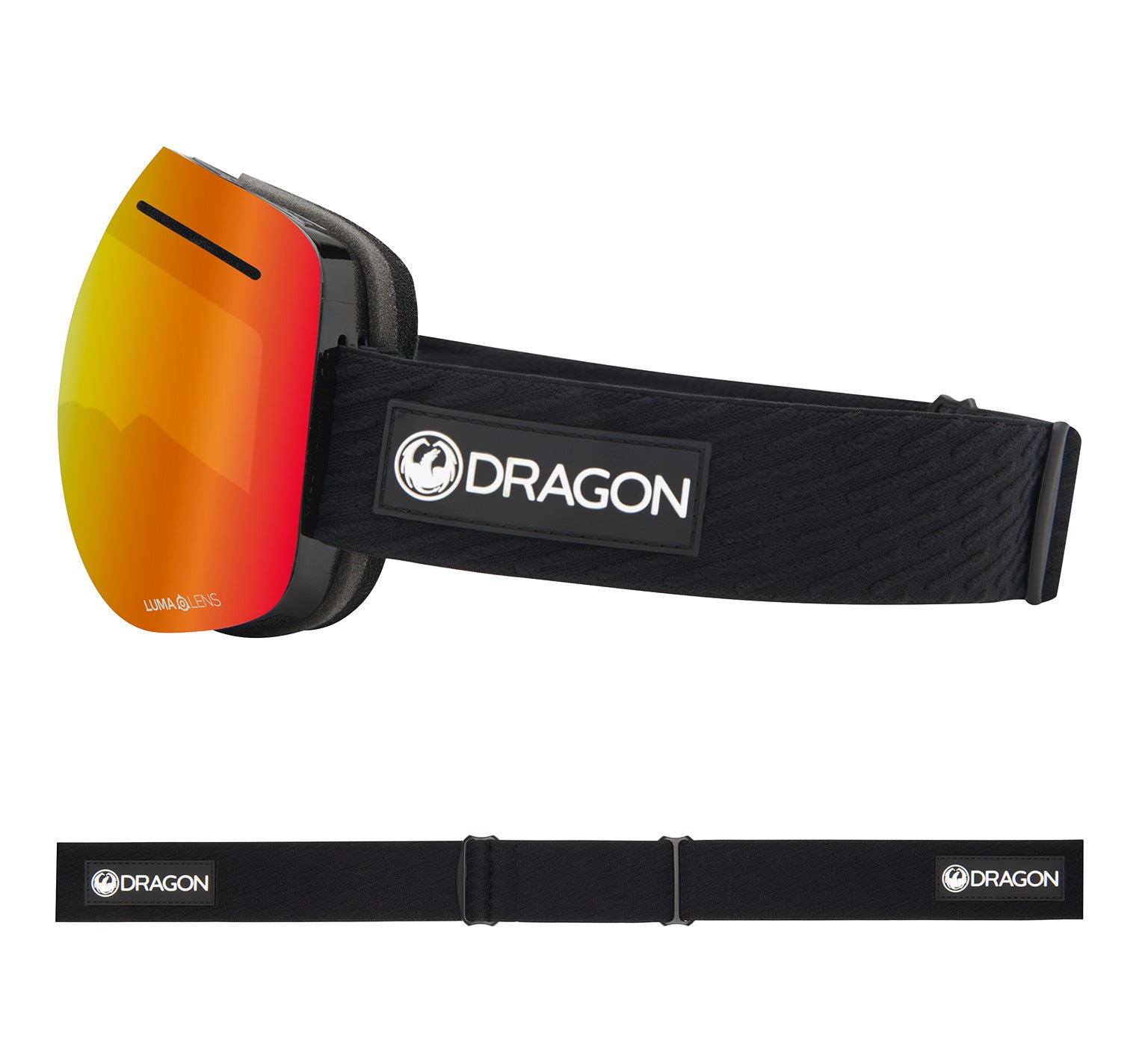 X1 - Icon Red with Lumalens Red Ionized Lens DRG151-011 - Dragon