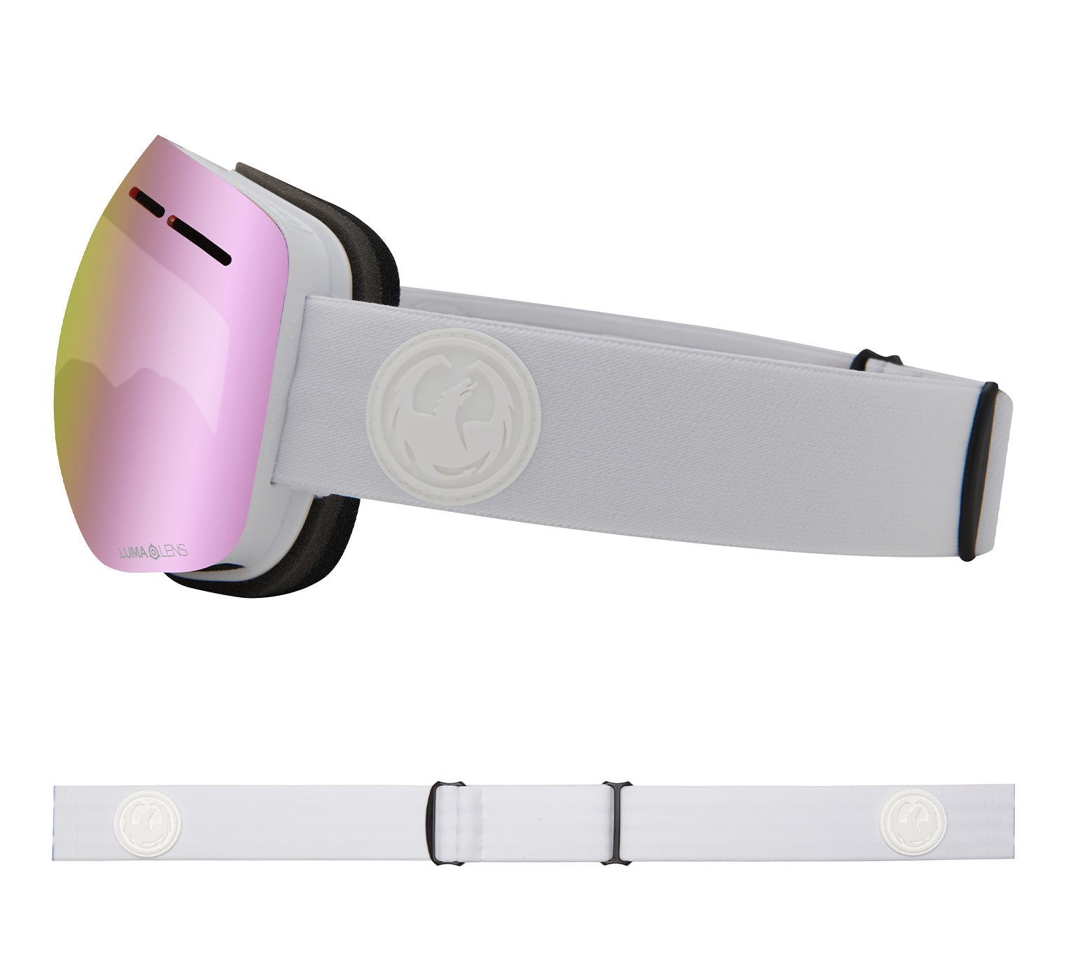 X1s - Whiteout with Lumalens Pink Ionized Lens DRG152-101 - Dragon