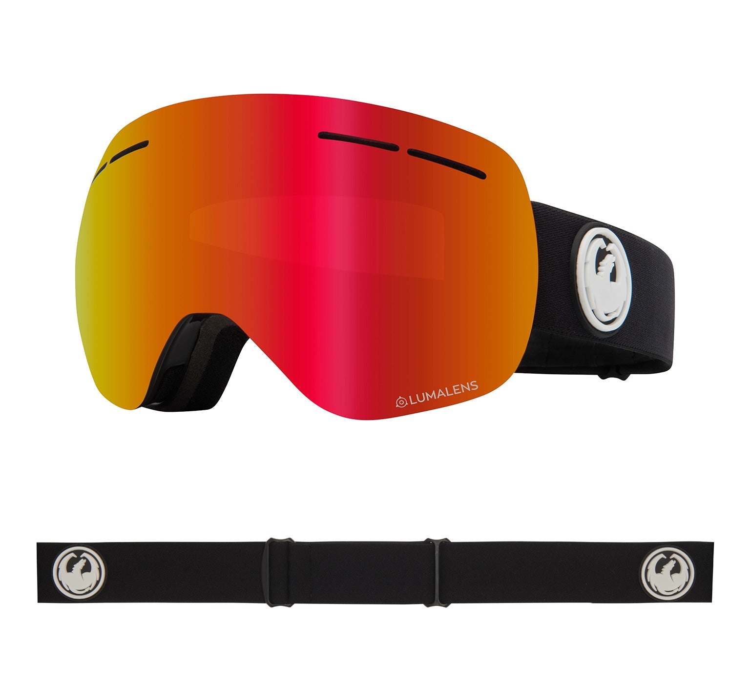 X1s - Black with Lumalens Red Ionized & Lumalens Rose Lens