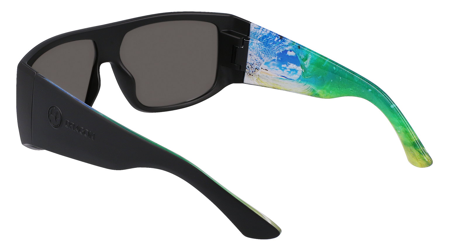 FIN Clark Little Signature with Polarized Lumalens Blue Ionized Lens DR125S 007 Dragon Alliance